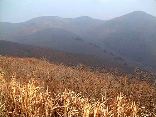 연산봉에서 본 장군봉 